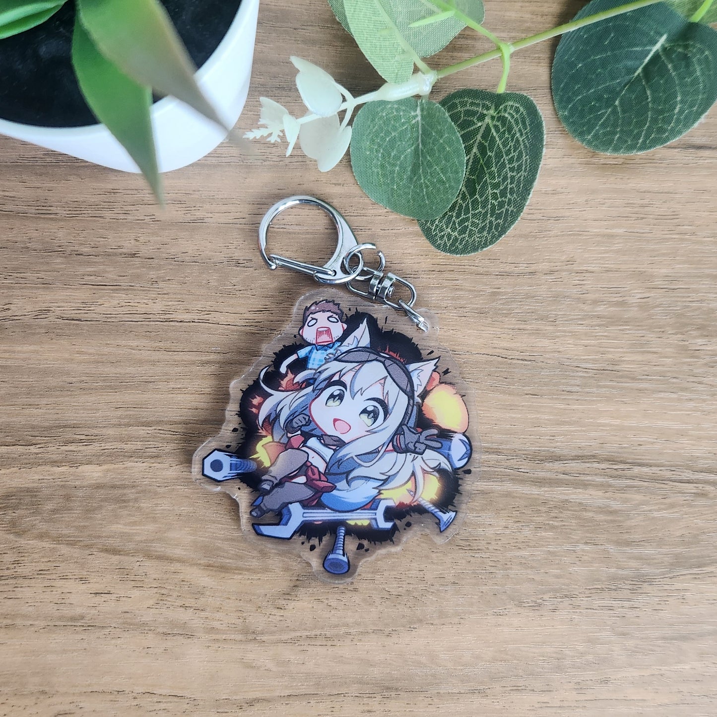Fox girls are better keychain