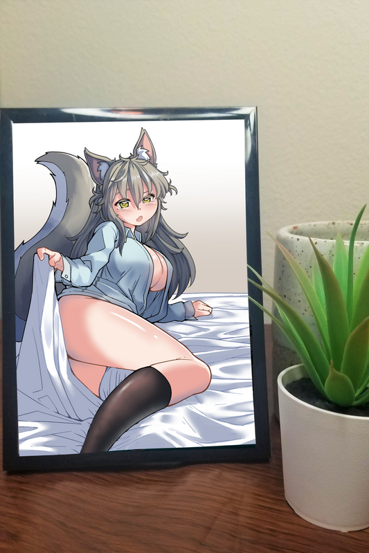 Lily on Bed